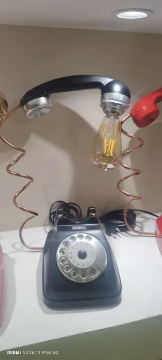 Lampada Telefono Design Vintage