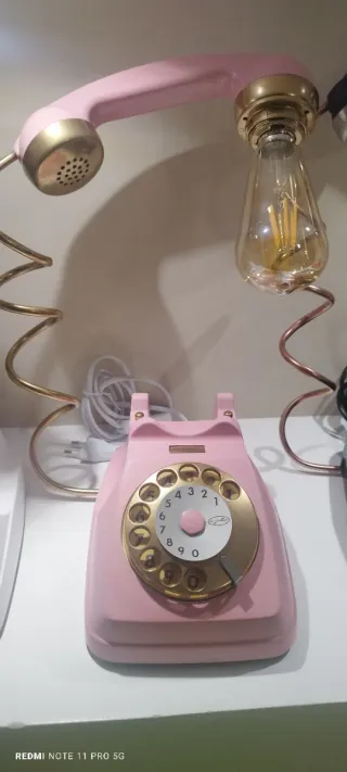 Lampada Telefono Design Vintage
