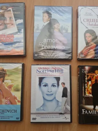 Lote 6 DVDs Comedia Romántica