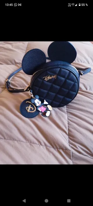 Bolso Mickey Mouse Disney Negro Juvenil