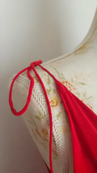 Vestido Zara Rojo Chiffon