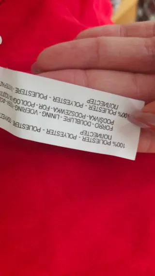 Vestido Zara Rojo Chiffon