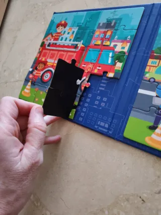 3 Puzzles Infantiles: Mickey, Policía y Océano