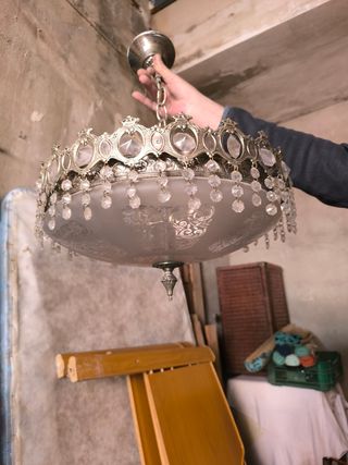 Lámpara de techo antigua