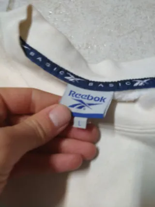 Sudadera Reebok Vintage Blanca