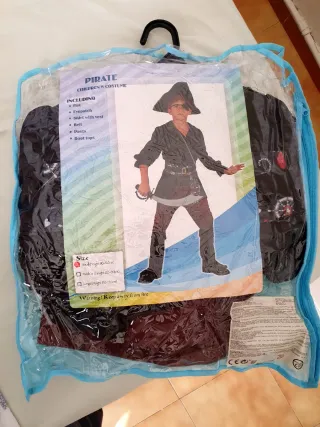 Disfraz Pirata Infantil Talla S (110-120cm)
