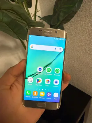 Samsung S6 Edge Dorado/Plateado
