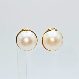 Pendientes de Oro 18K, Perlas, 4,8gr, 1,3cm