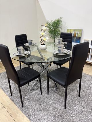 Mesa Comedor Cristal (no incluye sillas)