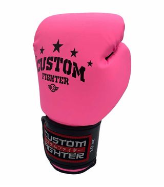 Guantes de Boxeo Custom Fighter Rosa 10 oz