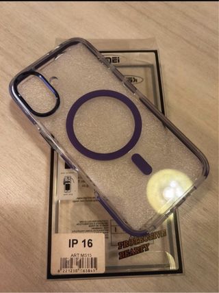 Cover iPhone 16 BEARTY MagSafe Viola