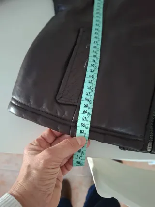 Cazadora mujer de piel muy calentita esta forrada