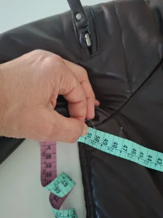 Cazadora mujer de piel muy calentita esta forrada