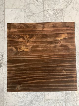 Mesita auxiliar metal-madera