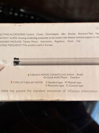 Motor persiana Somfy Oximo RTS 15/17