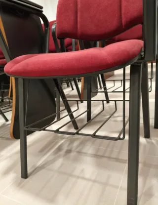 Sillas de aula con mesa plegable