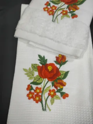 Conjunto Panos Cozinha bordados