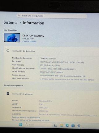 Dell Latitude 3500 i5 / 8Gb / 240Gb SSD