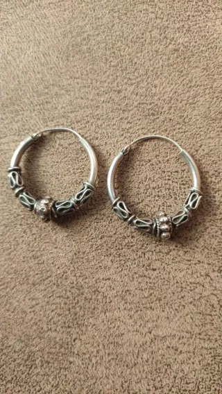 Pendientes Aro Plata Ley 925