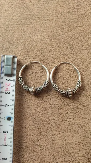 Pendientes Aro Plata Ley 925