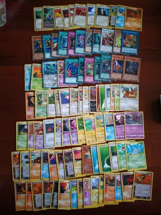 Lotto 160 carte Pokemon, Yu-Gi-Oh, Dragonball