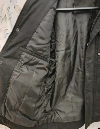 Chaqueta militar negra