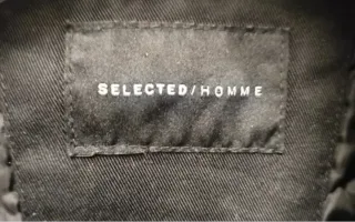 Chaqueta militar negra