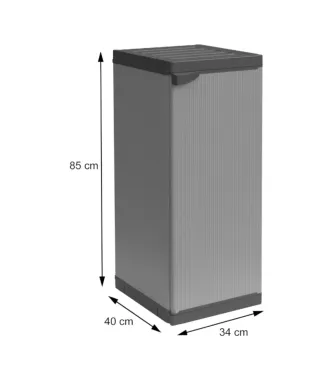 Armario de plástico mongardi W2016