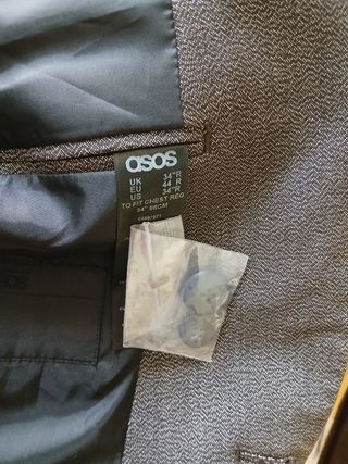 Chaqueta americana hombre/niño T.34