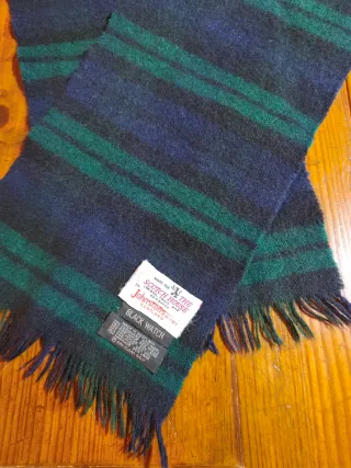 Sciarpa Johnstons of Elgin Black Watch In lana e c
