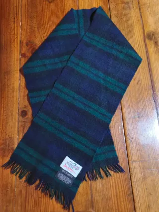 Sciarpa Johnstons of Elgin Black Watch In lana e c