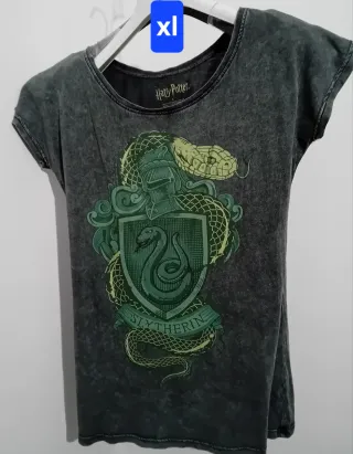 T-shirt Harry Potter XL Grigio Verde