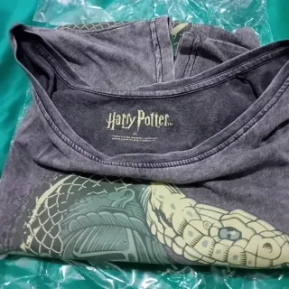 T-shirt Harry Potter XL Grigio Verde