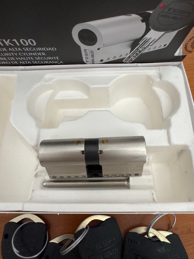 Cilindro Tesa Assa Abloy TK100 Alta Seguridad