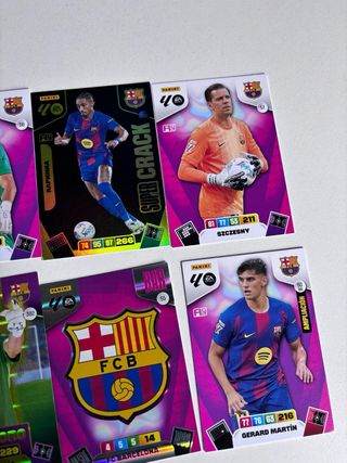 Cromos FCB Panini 40 - Joan García, Raphinha, Szcz