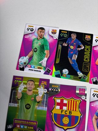 Cromos FCB Panini 40 - Joan García, Raphinha, Szcz