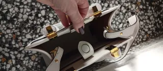 Borsa Fendi Beige e Rosa