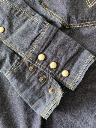 Camisa Vaquera Hombre Wrangler Talla M