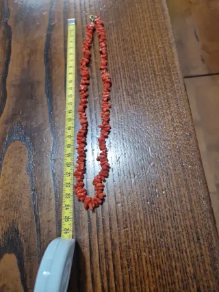 Collana corallo rosso