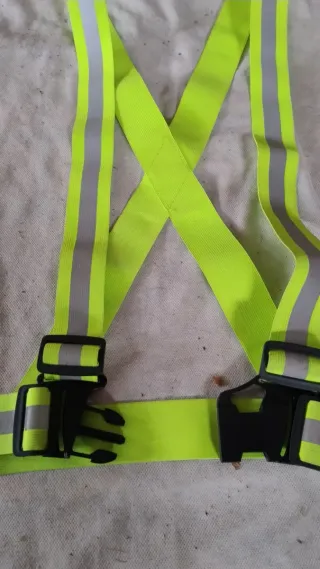 Bretella alta visibilità catarifrangente