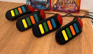 4 Mandos Buzz PS2 Sony