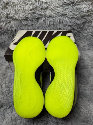 Nike Court Borough Mid Gris/Negro/Verde Neón