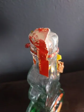 Botellita Vintage Crema de Menta Destilerías Escat