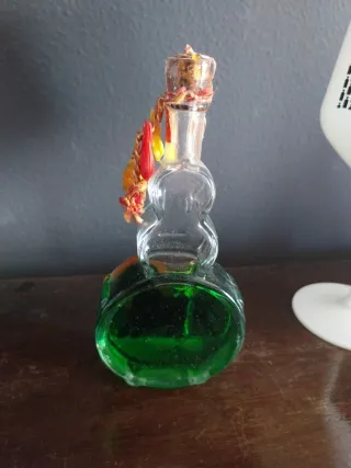 Botellita Vintage Crema de Menta Destilerías Escat