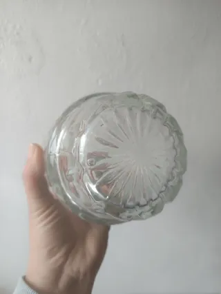 Licorera antigua cristal tallado