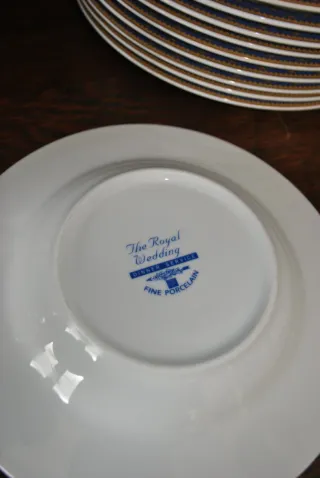 Antigua vajilla The Royal Wedding