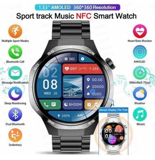 Smartwatch GT5 Max AMOLED GPS NFC Bluetooth