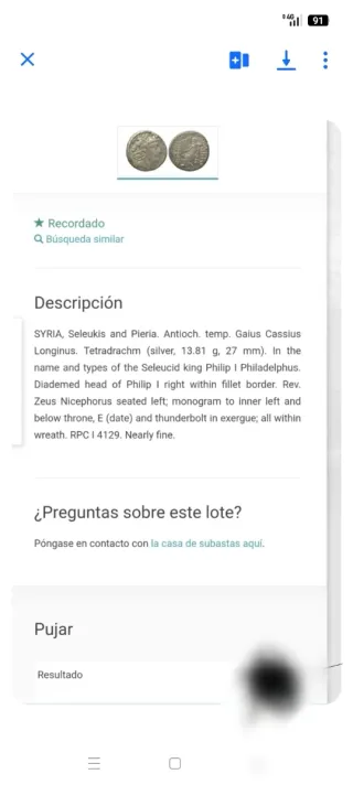 Moneda Antigua Griega