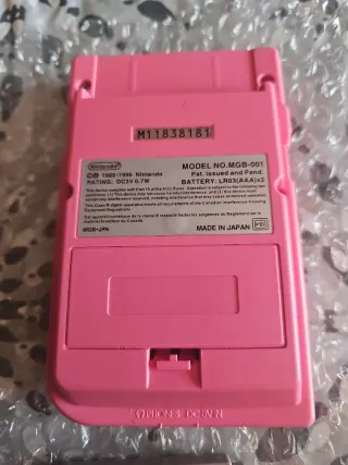 Nintendo Game Boy Pocket Rosa + Juego Tom & Jerry