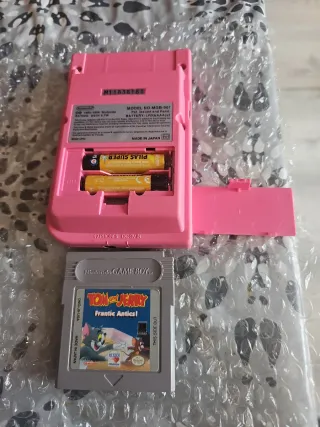 Nintendo Game Boy Pocket Rosa + Juego Tom & Jerry